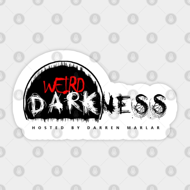 Weird Darkness Logo by Gordo Sticker by marlarhouse